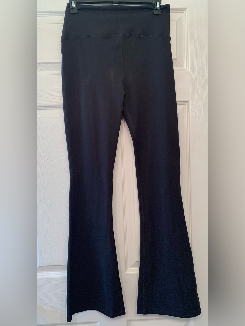 Beyond Yoga Bootcut Flare Spacedye Black Pants Size Large